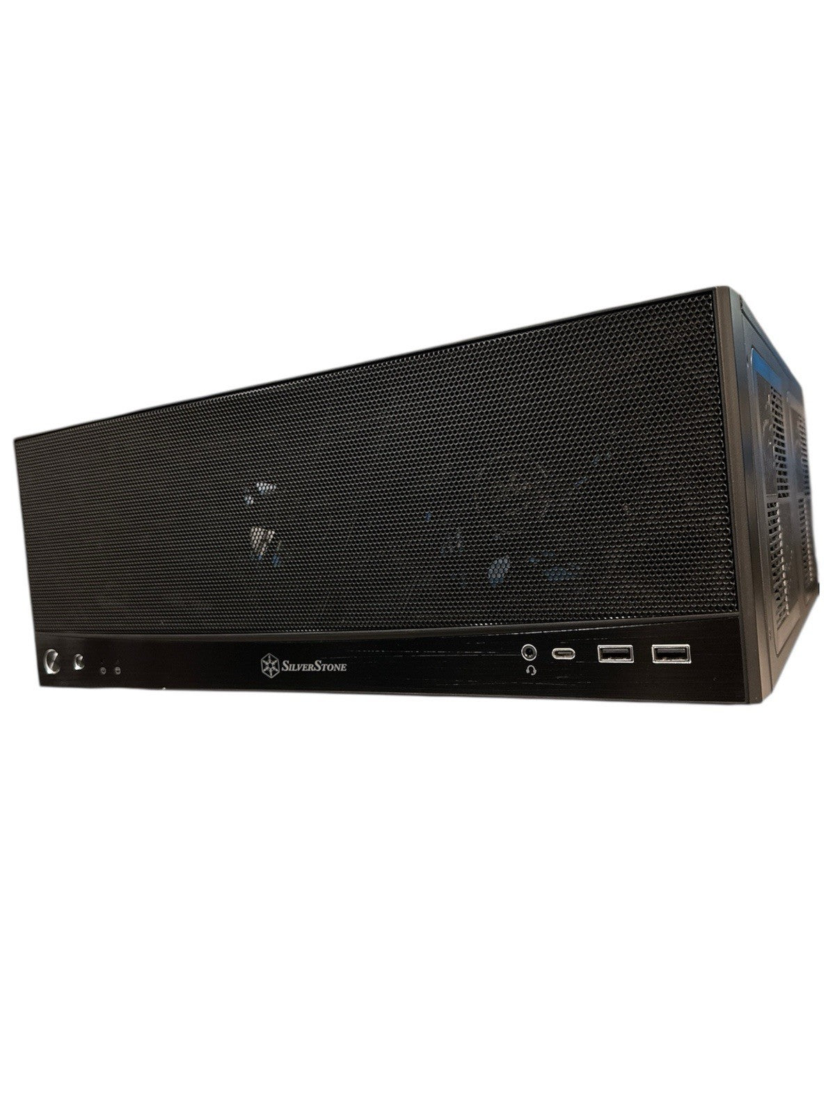 SilverStone Compact ATX Home Theater PC HTPC Case with 240mm Radiator Support